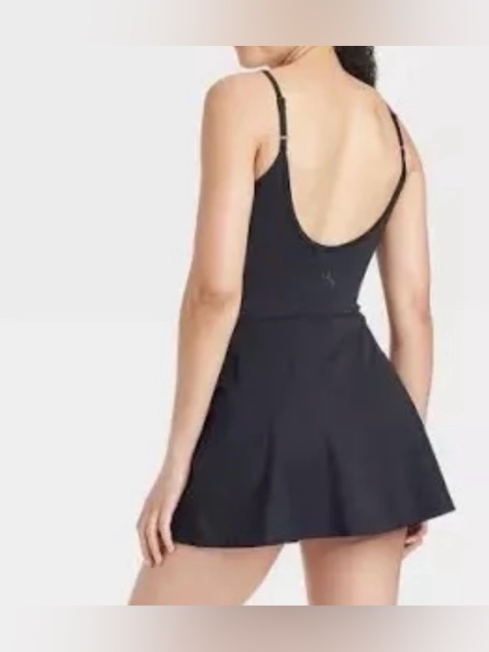 JoyLab Black Sleeveless Adjustable Straps Active Jumpsuit Women XL Stretch - Picture 7 of 9